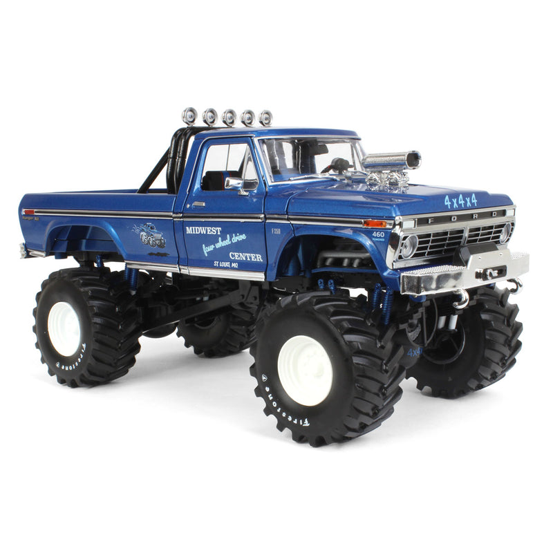 1/18 1974 Ford F-250 Monster Truck with 48 Inch Tires, Midwest 4WD & Performance Center