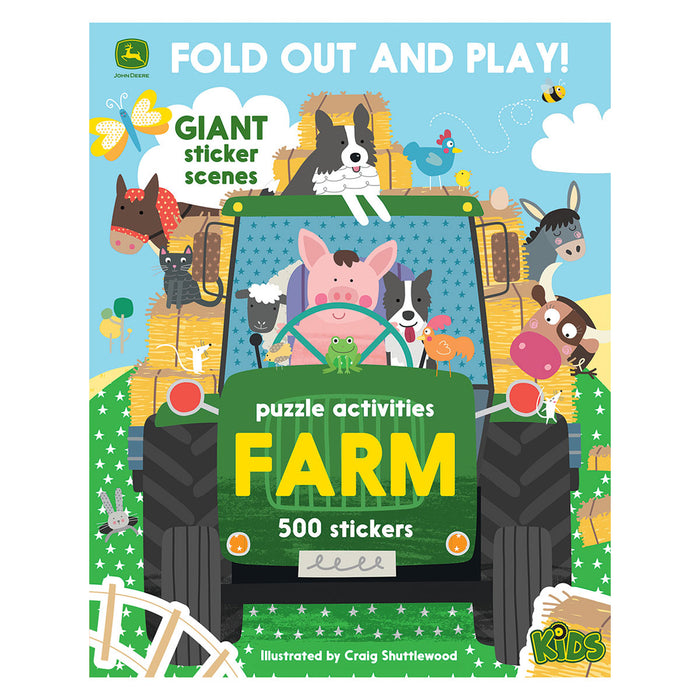 John Deere Farm Puzzle Activity Book