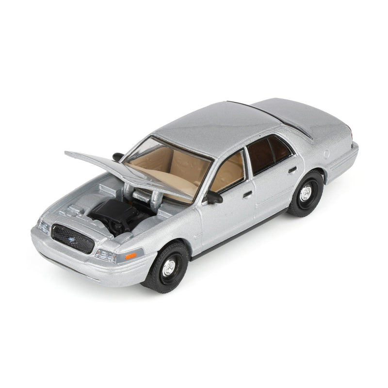 1/64 2005 Ford Crown Victoria Ex-Cop Car, Gold, Rick's Auto Sales Series 2 by GreenLight Collectibles