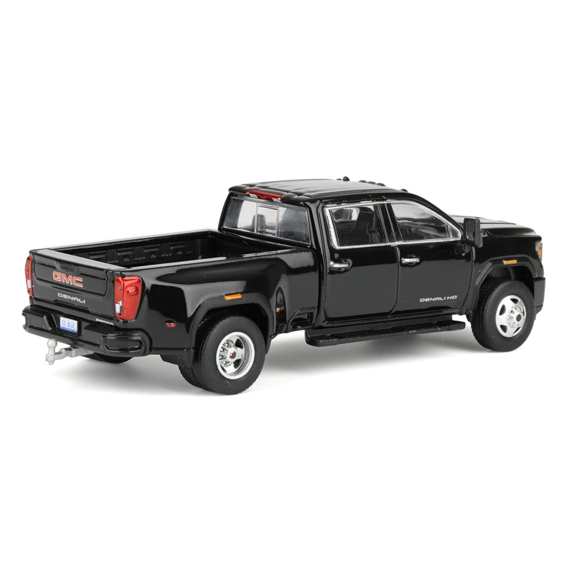 1/64 2022 GMC Sierra 3500 Denali Dually Pickup Truck, Ebony Twilight Metallic by GreenLight Collectibles