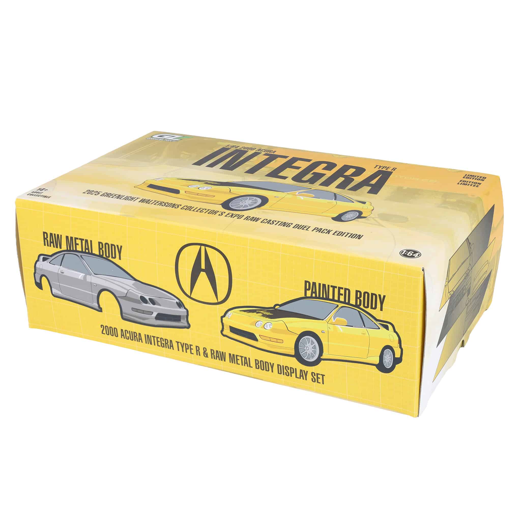 Gold Chrome Chase Unit ~ 1/64 2000 Honda Integra Type R Export