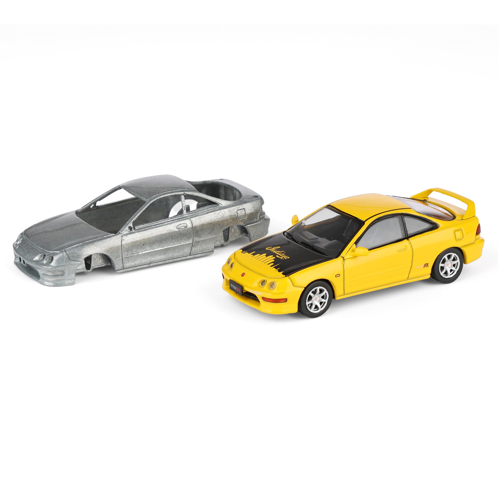 1/64 2000 Honda Integra Type R Export Version Raw Casting Dual Pack, P ...