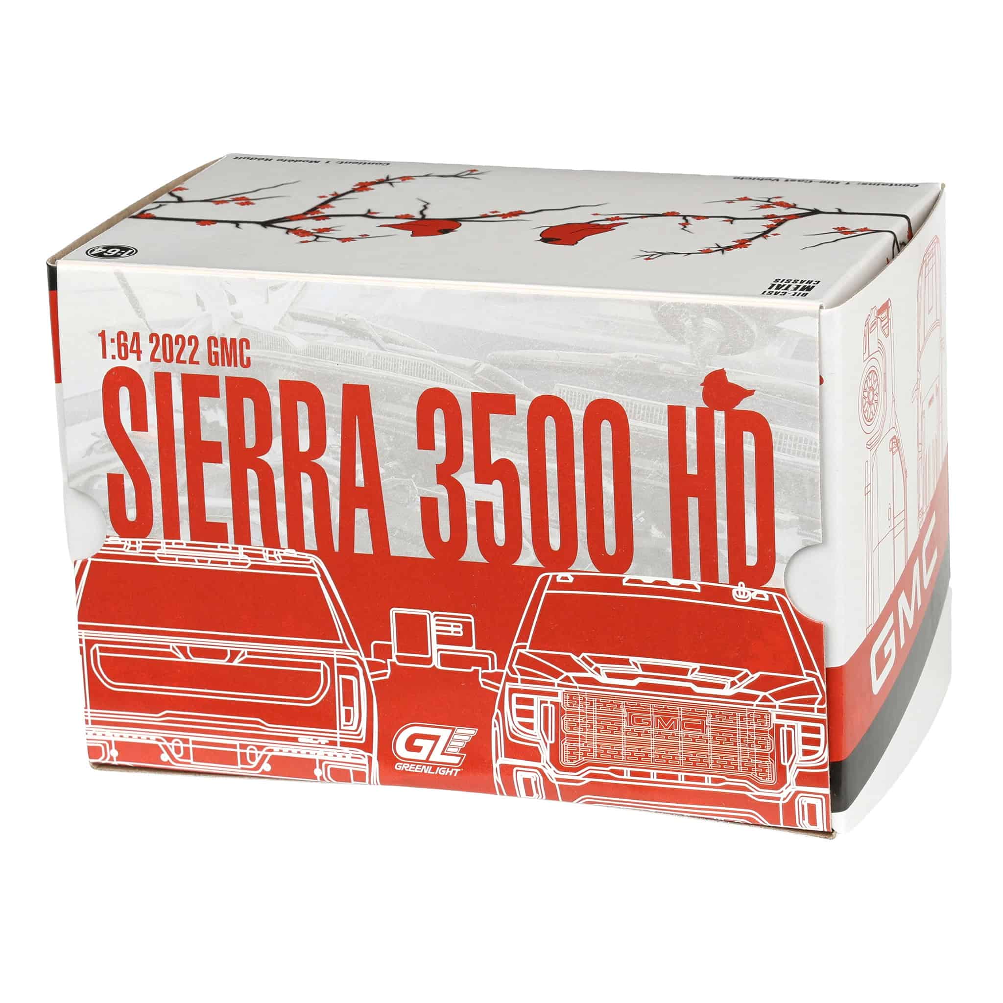 グリーンライト GMC シエラ 3500HD GREENLIGHT 2022 GMC Sierra 3500HD Beijing Panda Green 1:64 Diecast
