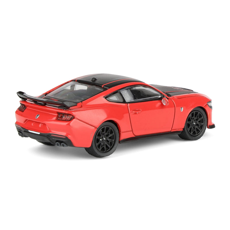 1/64 2024 Ford Mustang Dark Horse, Red with Indiana Stripe, 2025 GreenLight Waltersons Product Expo Exclusive