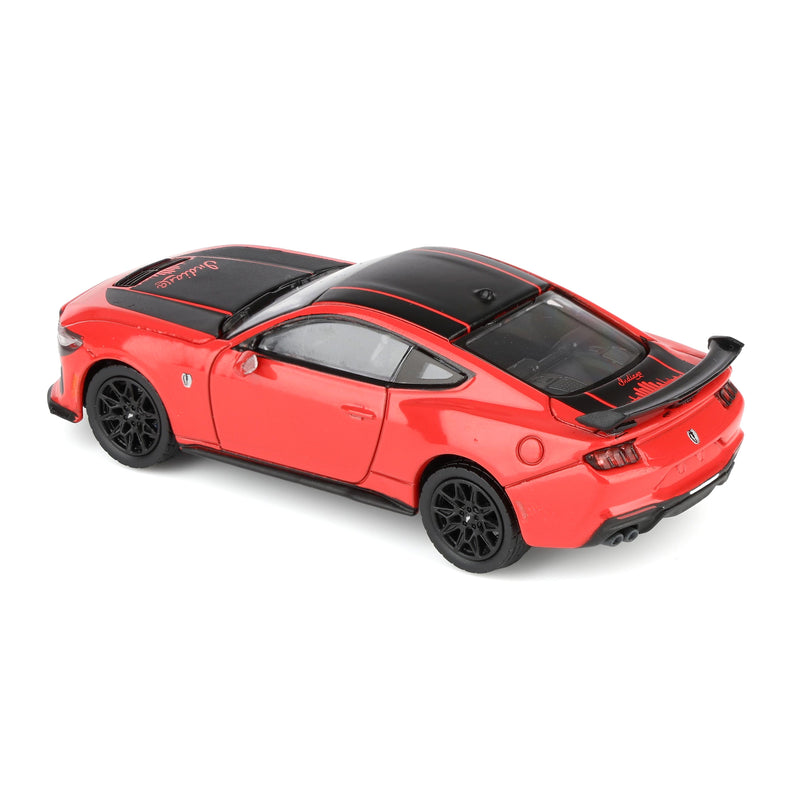 1/64 2024 Ford Mustang Dark Horse, Red with Indiana Stripe, 2025 GreenLight Waltersons Product Expo Exclusive