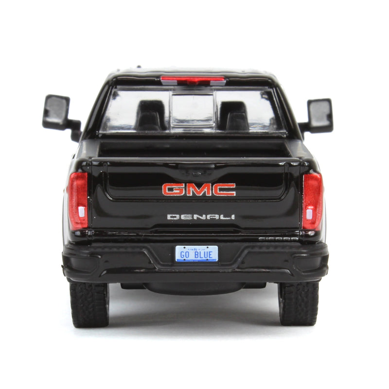 1/64 2022 GMC Sierra 2500 Denali Pickup Truck, Onyx Black (2nd Edition) by GreenLight Collectibles