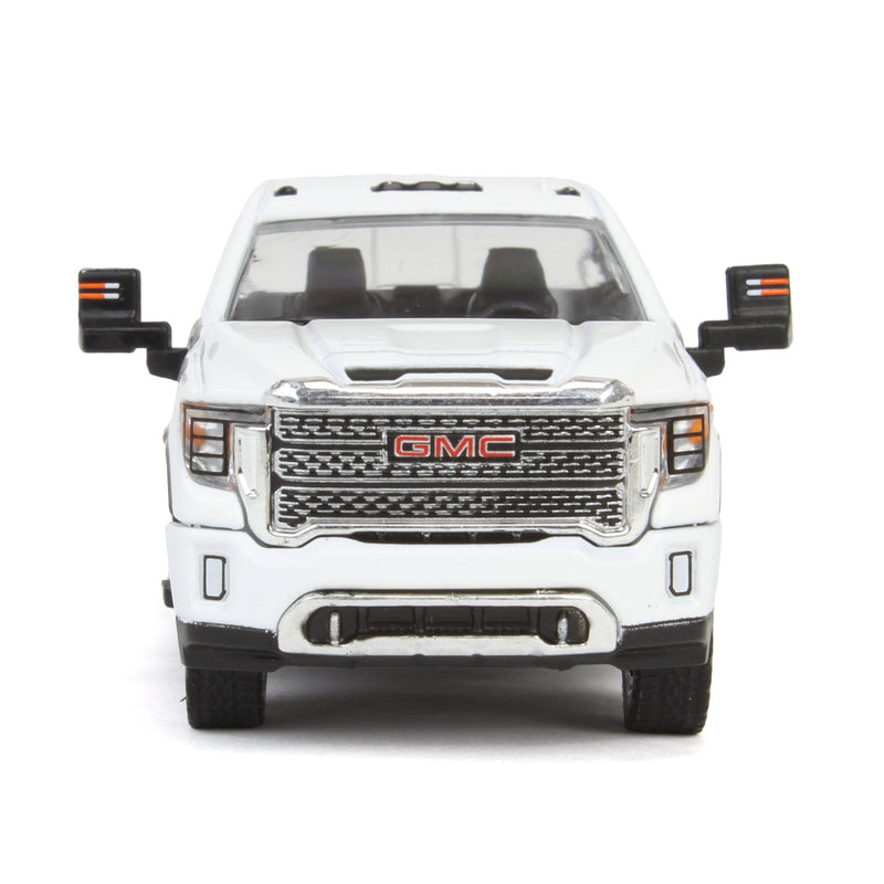 1/64 2022 GMC Sierra 2500 Denali Pickup Truck, Summit White (2nd Edition) by GreenLight Collectibles