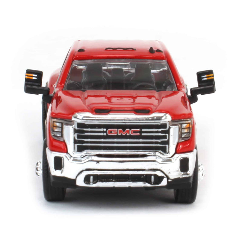 1/64 2022 GMC Sierra 3500 Denali Dually Pickup Truck, Cayenne Red (2nd Edition) by GreenLight Collectibles