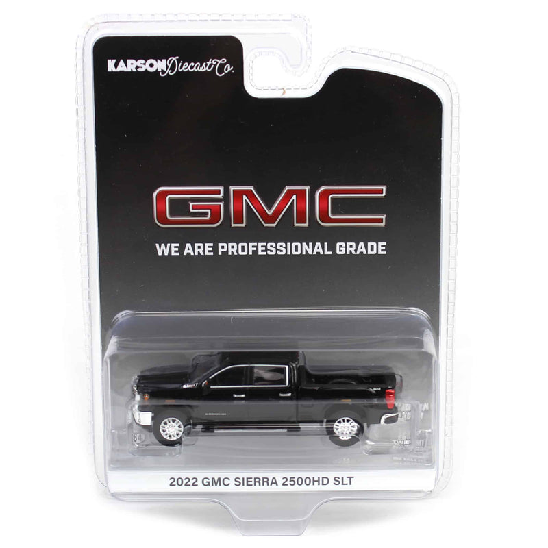 1/64 2022 GMC Sierra 3500 Denali Pickup Truck, Ebony Twilight Metallic (2nd Edition) by GreenLight Collectibles