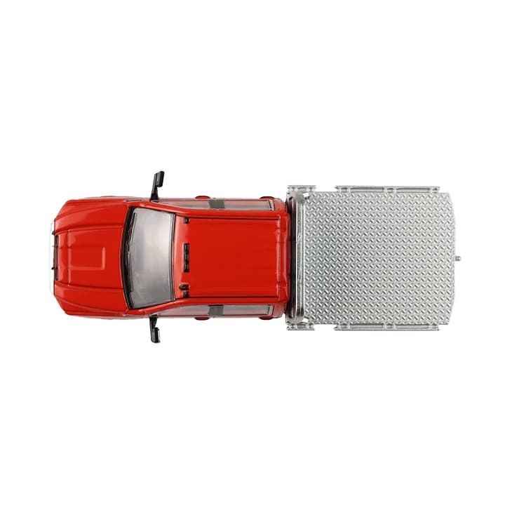 1/64 2022 GMC Sierra 3500 Pro Flatbed Pickup Truck in Cardinal Red by GreenLight Collectibles, Dealer Exclusive