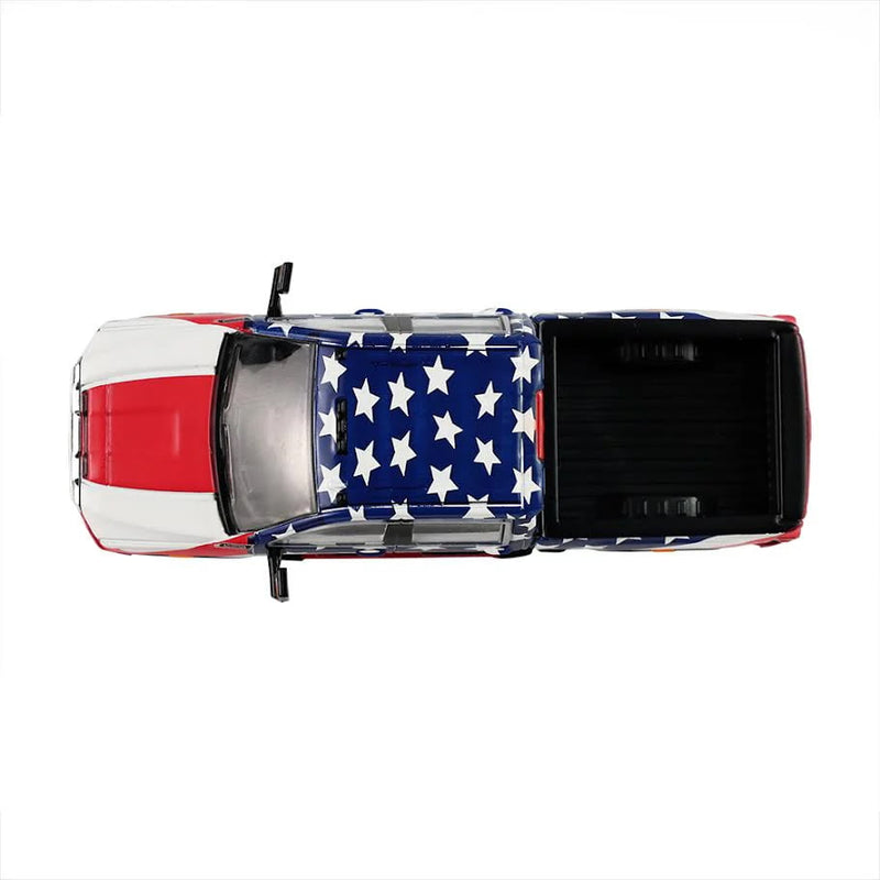 1/64 2022 GMC Sierra Denali 2500HD, Stars & Stripes USA 250, Dealer Exclusive