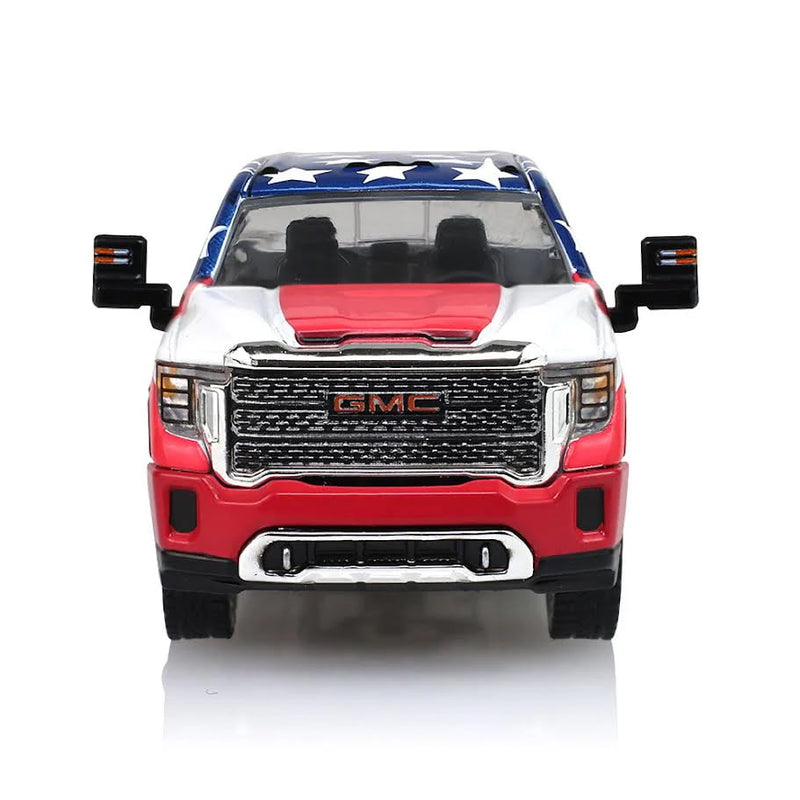 1/64 2022 GMC Sierra Denali 2500HD, Stars & Stripes USA 250, Dealer Exclusive