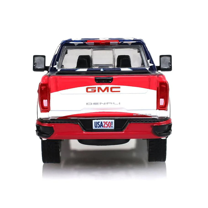 1/64 2022 GMC Sierra Denali 2500HD, Stars & Stripes USA 250, Dealer Exclusive