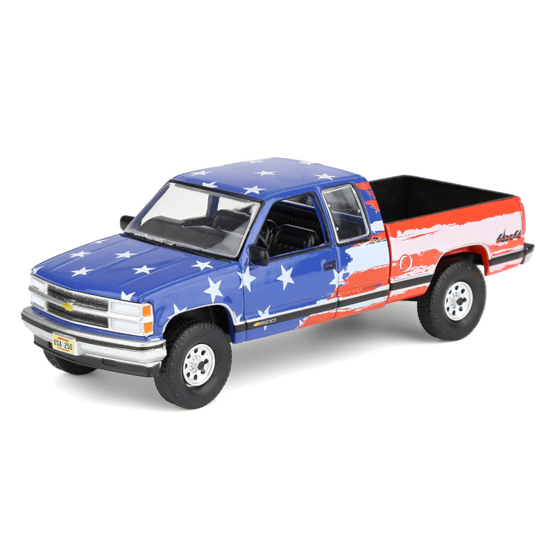 1/64 1996 Chevrolet Silverado Pickup Truck, USA 250 Tribute, Outback Toys Exclusive Limited to 1776