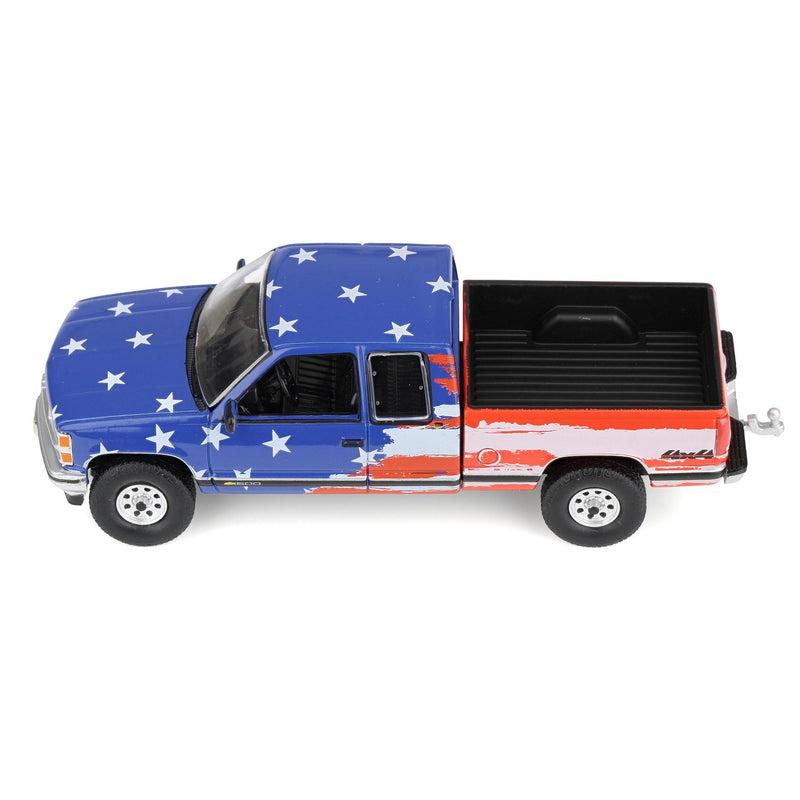 1/64 1996 Chevrolet Silverado Pickup Truck, USA 250 Tribute, Outback Toys Exclusive Limited to 1776
