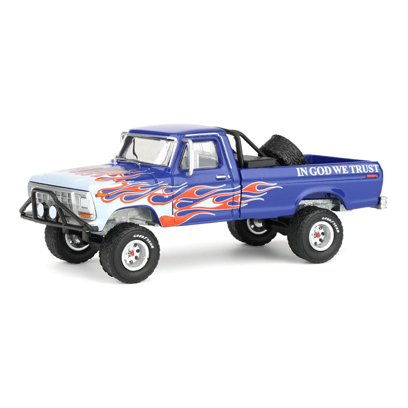1/64 Lifted 1976 Ford F-150 Pickup Truck, USA 250 Tribute, Outback Toys Exclusive Limited to 1776