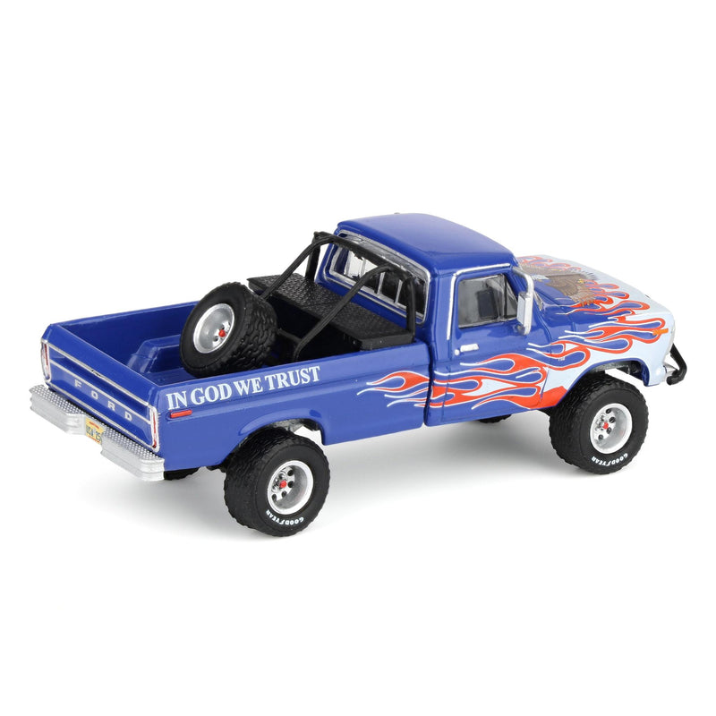1/64 Lifted 1976 Ford F-150 Pickup Truck, USA 250 Tribute, Outback Toys Exclusive Limited to 1776