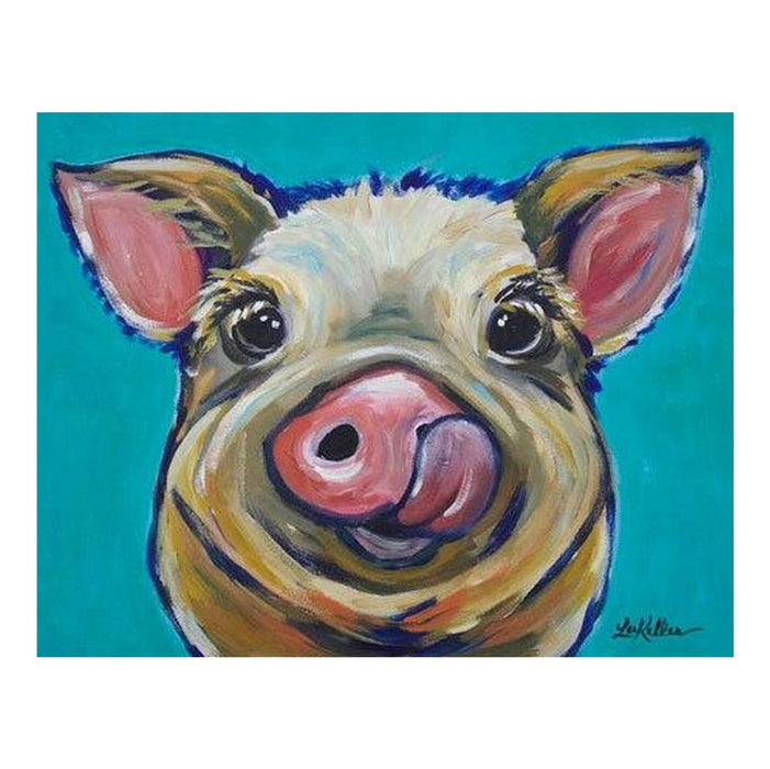 Caesar the Pig 16" x 12.5" Tin Sign