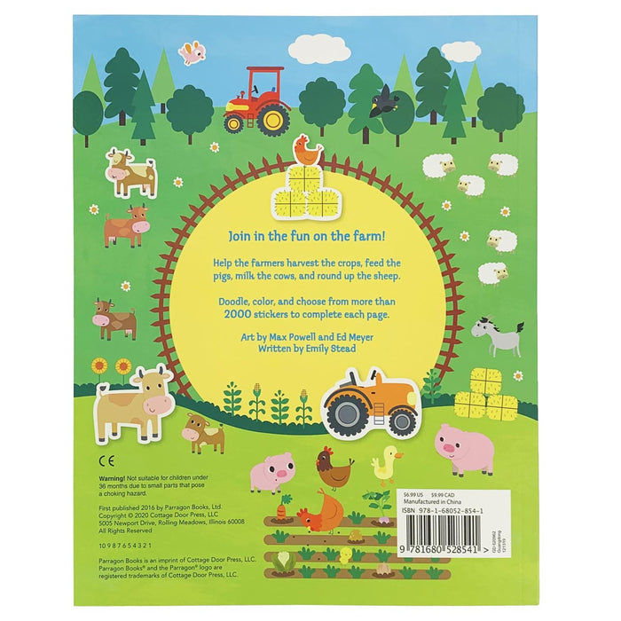 2000 Stickers Busy Farm Activity Book