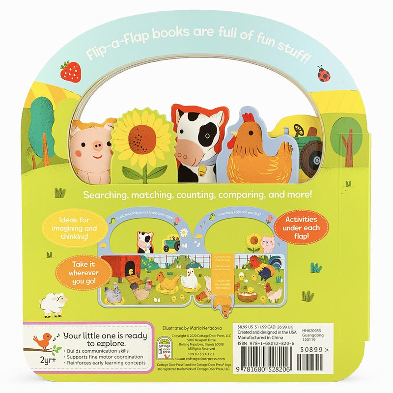 Farm Flip Exploding On the Farm Flip-a-Flap Book — Outback Toys