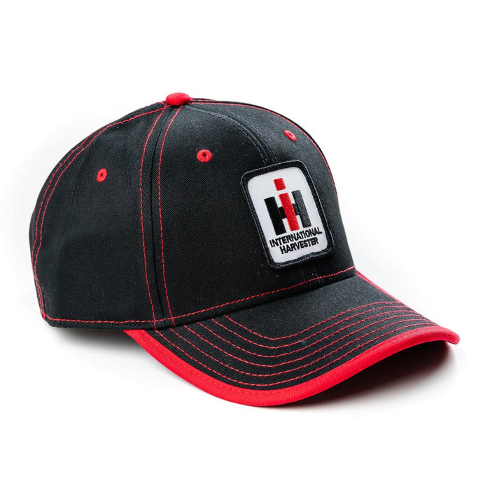 Black with Red Accents IH Logo Hat