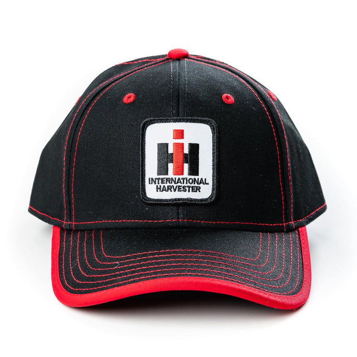 Black with Red Accents IH Logo Hat