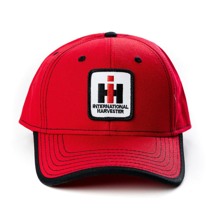 Red with Black Accents IH Logo Hat