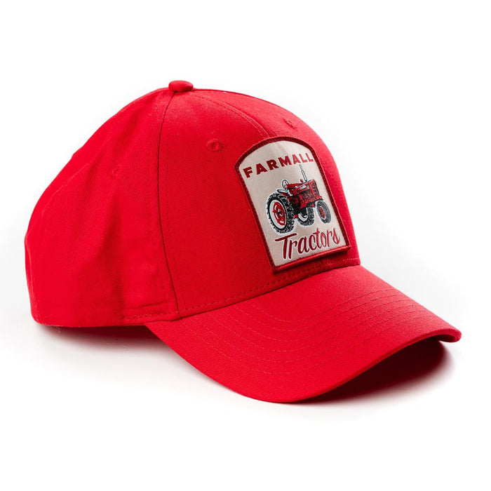 Red Farmall Tractors Side Embroidery Hat