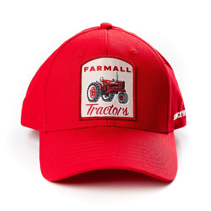 Red Farmall Tractors Side Embroidery Hat