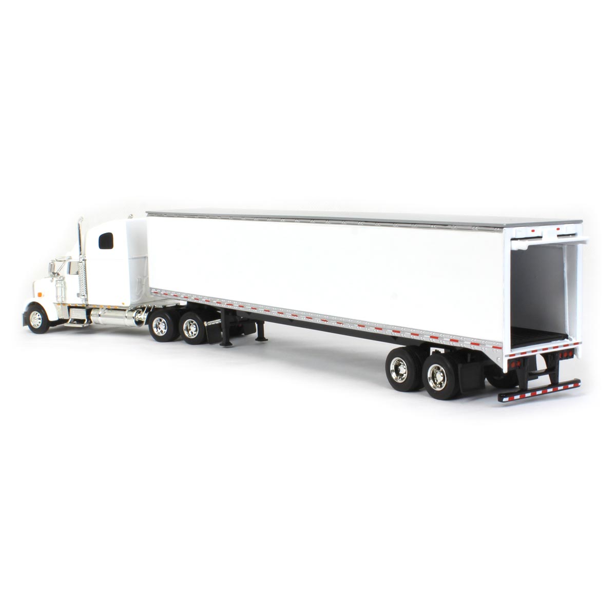 1/64 Freightliner Classic XL Semi Truck & Box Trailer with Single