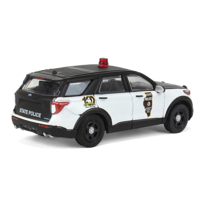 1/64 2022 Ford Police Interceptor Utility, Illinois State Police 100th, Anniversary Collection Series 14
