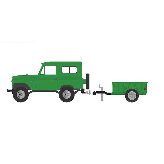 1/64 1972 Nissan Patrol and 1/4 Ton Cargo Trailer, Hitch & Tow Series 25