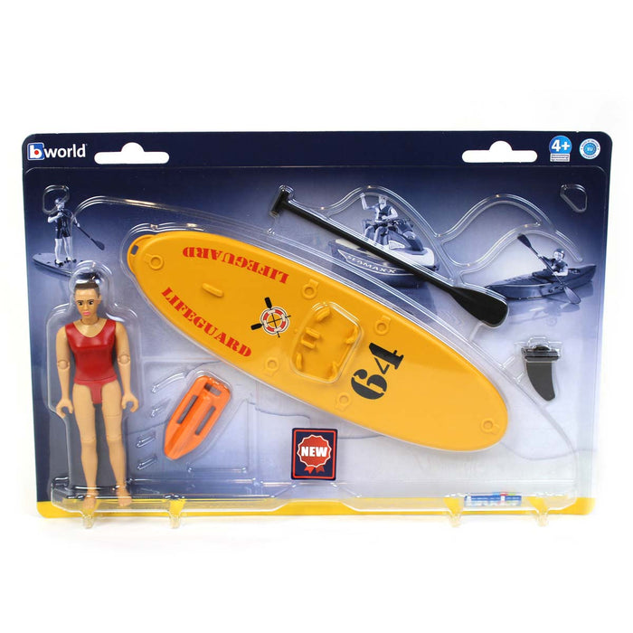 1/16 Bworld Life Guard with Stand up Paddle Board by Bruder