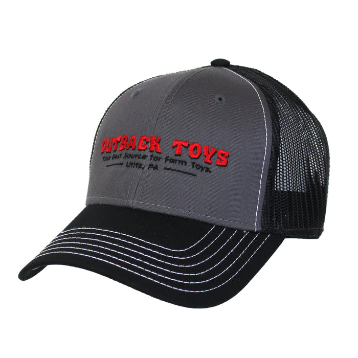 Outback Toys Logo Black & Gray Mesh Back Cap