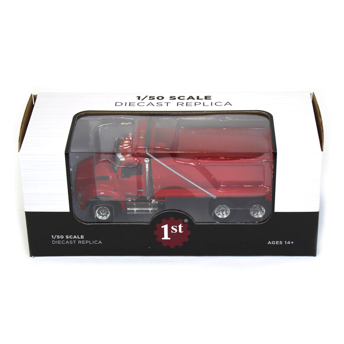 (B&D) 1/50 Viper Red Kenworth T880 Dump Truck by First Gear - Damaged Box