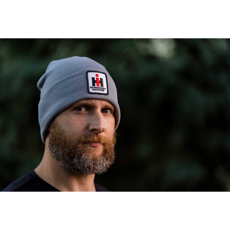 International Harvester Logo Gray Beanie Hat