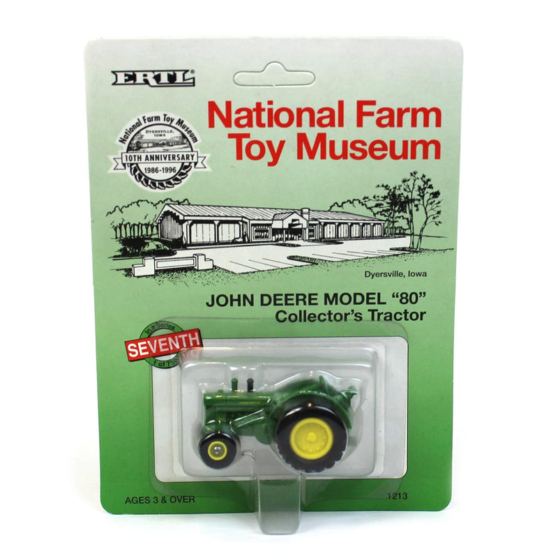 1/64 Collector Edition John Deere 80, 1996 National Farm Toy Museum by ERTL