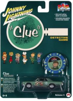 1/64 1965 Pontiac GTO, CLUE, Pop Culture Johnny Lightning 2021 Release 2