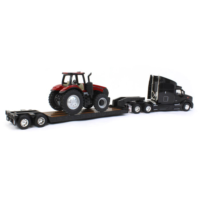 1/32 Peterbilt Model 579 w/ Case IH AFS Connect Magnum 380 & Lowboy Trailer