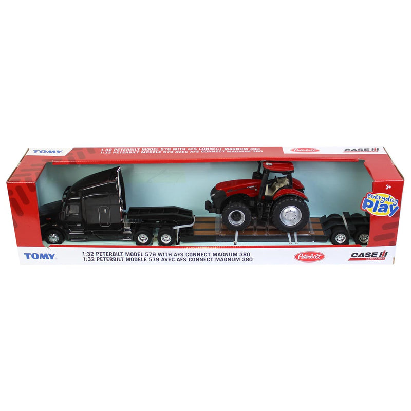 (B&D) 1/32 Case IH AFS Connect Magnum 380 with Peterbilt Model 579 - Damaged Box
