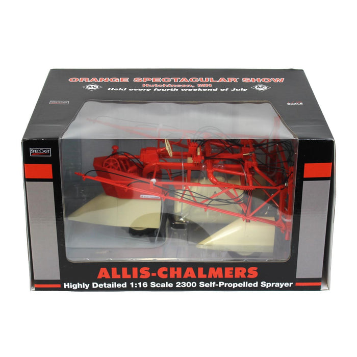 1/16 High Detail Allis Chalmers 2300 Self Propelled Sprayer, 2021 Orange Spectacular Show