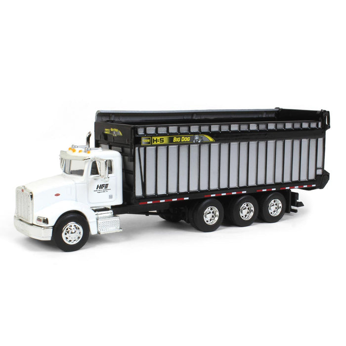 1/64 White Peterbilt 385 with H&S Big Dog 1226 Forage Box, Exclusive HFE Edition