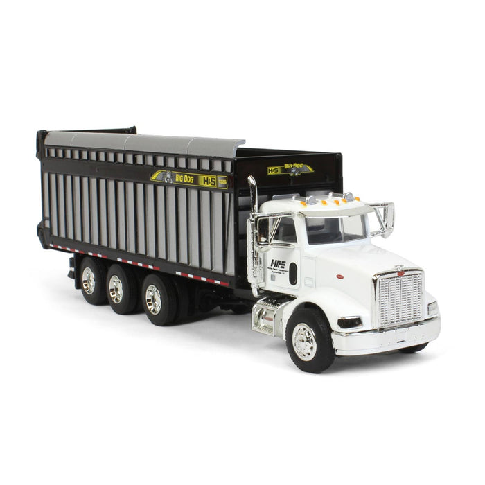 1/64 White Peterbilt 385 with H&S Big Dog 1226 Forage Box, Exclusive HFE Edition