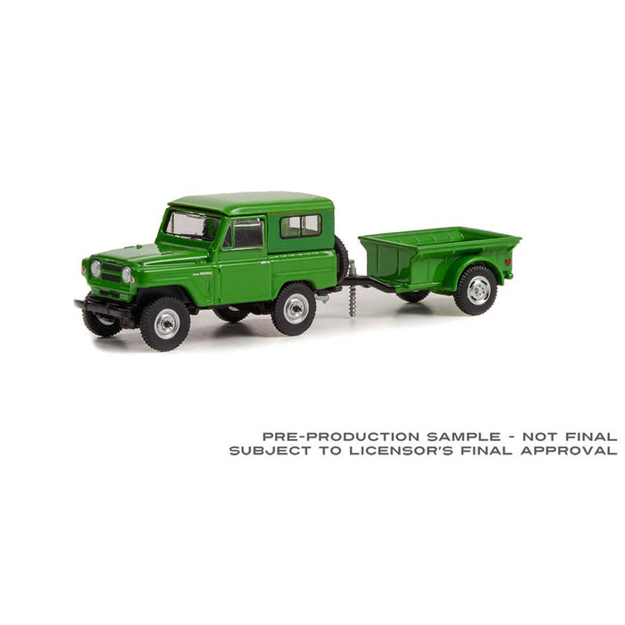 1/64 1972 Nissan Patrol and 1/4 Ton Cargo Trailer, Hitch & Tow Series 25