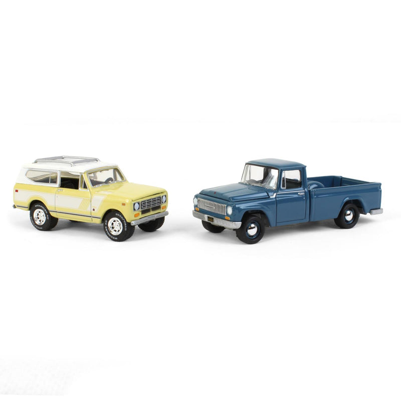 1/64 1965 International 1200 Pickup Truck with 1979 International Scout SUV, Exclusive Limited Edition