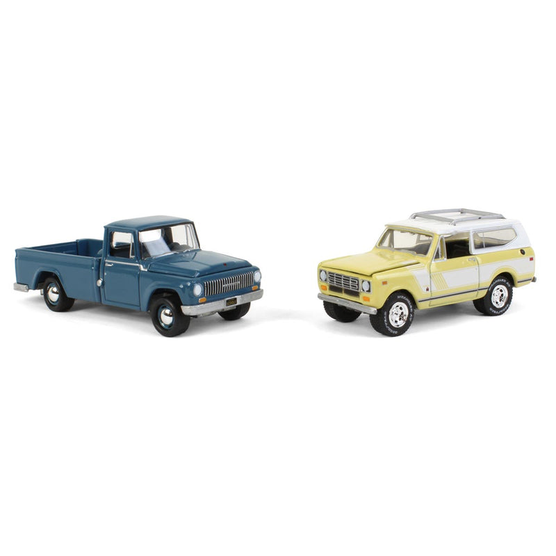 1/64 1965 International 1200 Pickup Truck with 1979 International Scout SUV, Exclusive Limited Edition