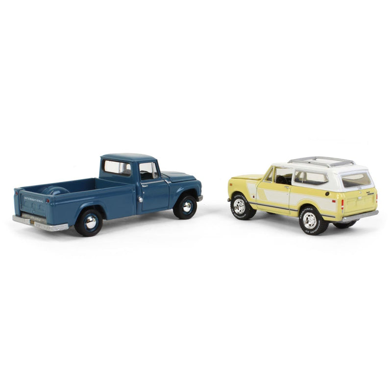1/64 1965 International 1200 Pickup Truck with 1979 International Scout SUV, Exclusive Limited Edition