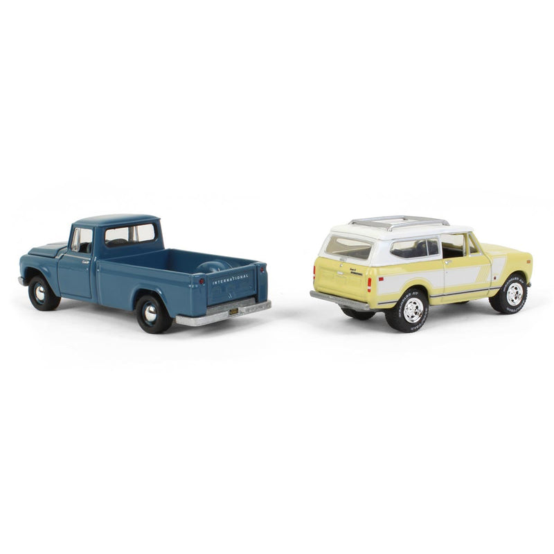 1/64 1965 International 1200 Pickup Truck with 1979 International Scout SUV, Exclusive Limited Edition
