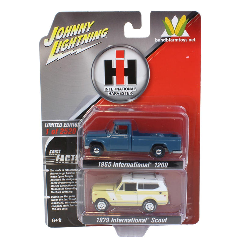1/64 1965 International 1200 Pickup Truck with 1979 International Scout SUV, Exclusive Limited Edition
