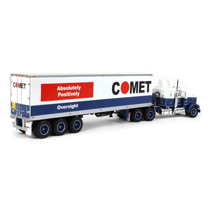 1/64 Kenworth W900A with 40ft Vintage Dry Van, Comet, DCP by First Gear